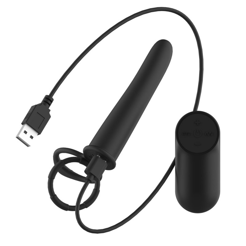 Passion Play Vibrating Double Penetrator with Remote Passion Play Vibrating Double Penetrator with Remote