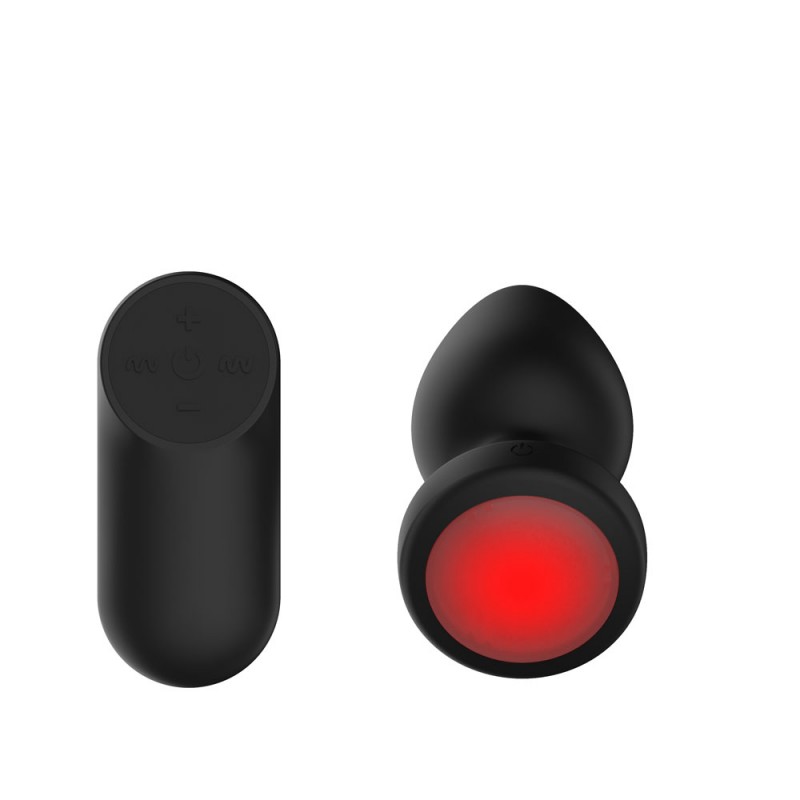 Passion Play Vibrating Butt Plug with LED Base Passion Play Vibrating Butt Plug with LED Base