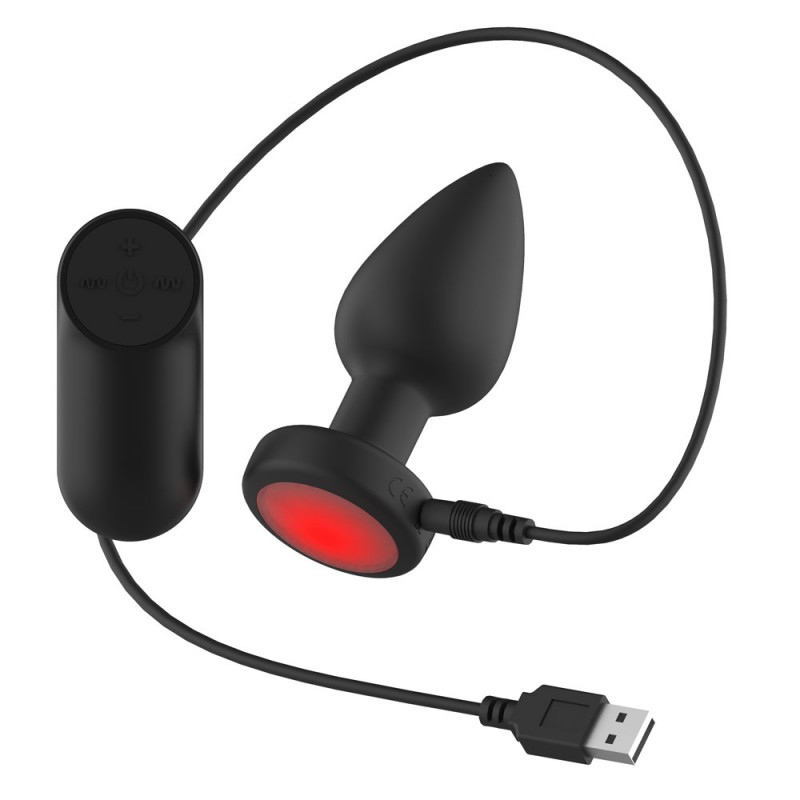 Passion Play Vibrating Butt Plug with LED Base Passion Play Vibrating Butt Plug with LED Base