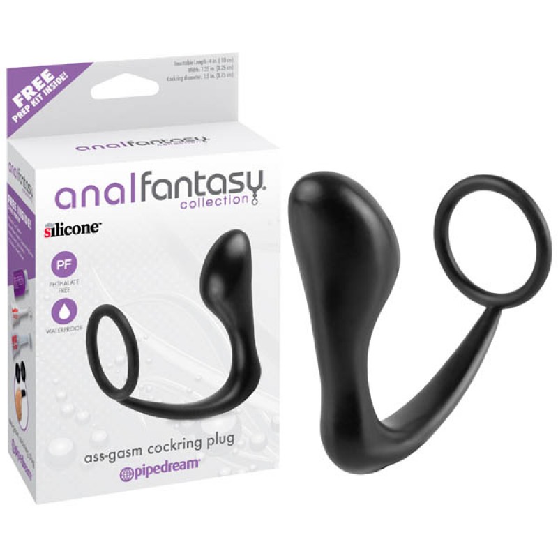 Ass-Gasm Cockring Plug