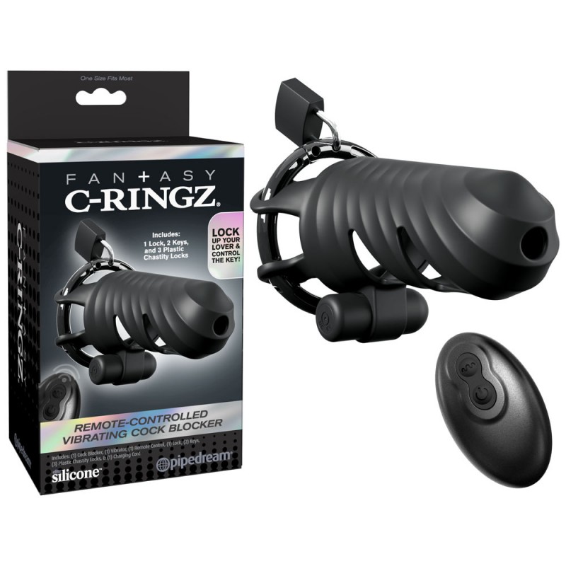 Fantasy C-Ringz Remote-Controlled Vibrating Cock Blocker