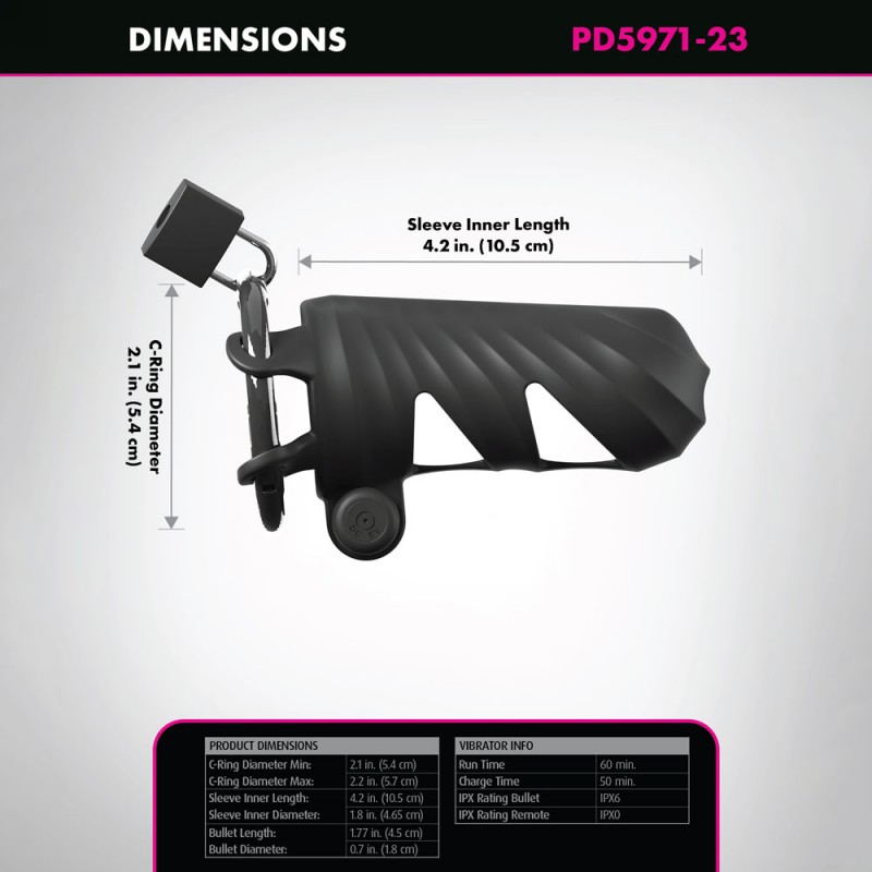 Fantasy C-Ringz Remote-Controlled Vibrating Cock Blocker Fantasy C-Ringz Remote-Controlled Vibrating Cock Blocker