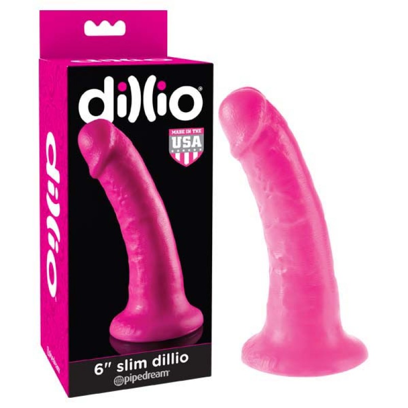 Dillio 6-inch Slim - Pink