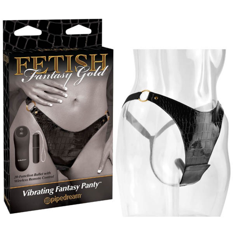 PipeDream Fetish Fantasy Gold Vibrating Fantasy Panty