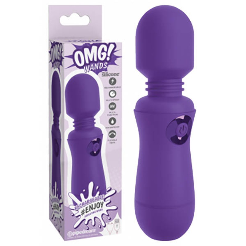 OMG! #Enjoy Massager Wand - Purple