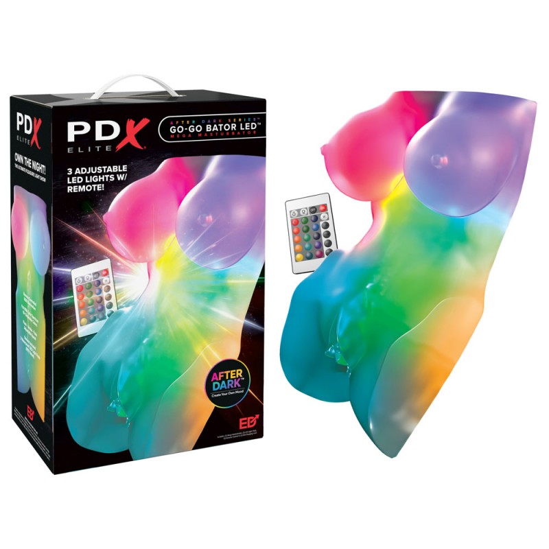 PDX Elite Go-Go Bator LED Mega Masturbator
