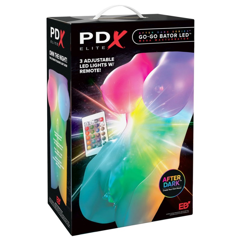 PDX Elite Go-Go Bator LED Mega Masturbator PDX Elite Go-Go Bator LED Mega Masturbator