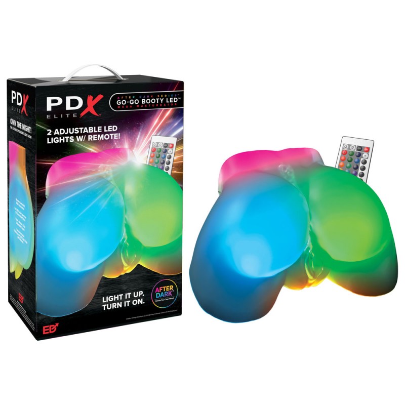 PDX Elite Go-Go Booty LED Mega Masturbator