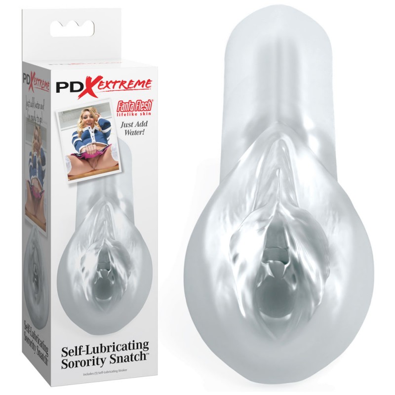 PDX Sorority Snatch Self Lubricating Pussy - Clear