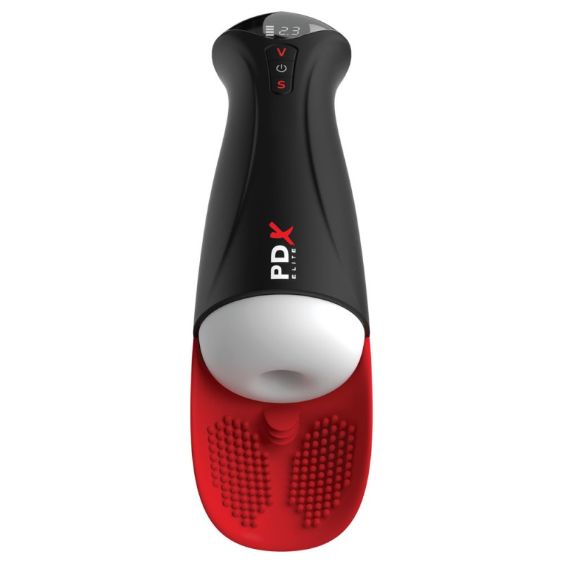 PDX Elite Fap-O-Matic Pro XL - White/Red PDX Elite Fap-O-Matic Pro XL - White/Red