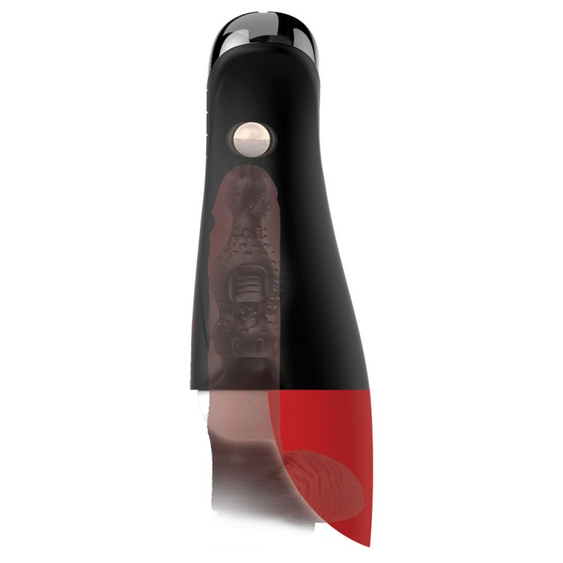 PDX Elite Fap-O-Matic Pro XL - White/Red PDX Elite Fap-O-Matic Pro XL - White/Red