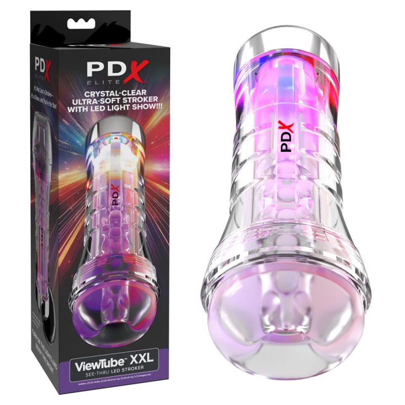 PDX Elite ViewTube XXL LED Stroker