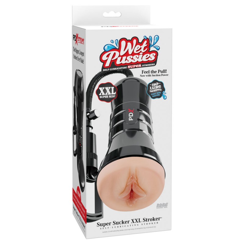 PDX Wet Pussies Super Sucker XXL Stroker PDX Wet Pussies Super Sucker XXL Stroker