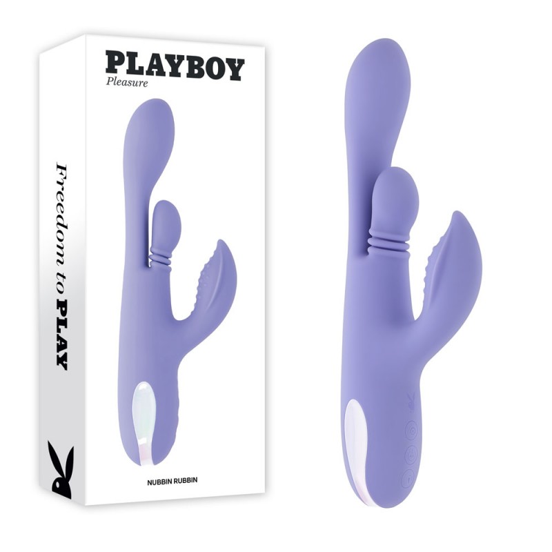 Playboy Pleasure Nubbin Rubbin Rabbit Vibrator