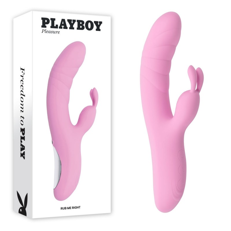 Playboy Pleasure Rub Me Right Thrusting Rabbit