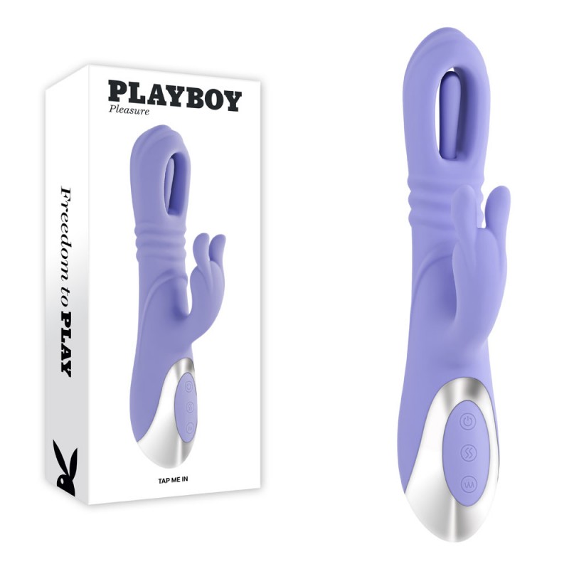 Playboy Pleasure Tap Me In Rabbit Vibrator