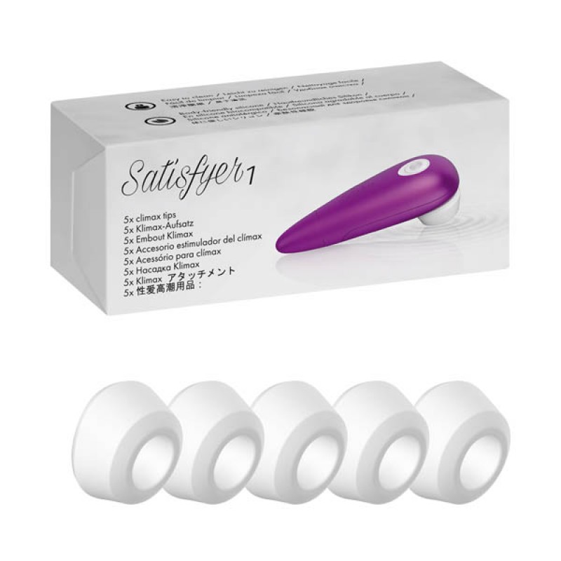 Satisfyer Number One Replacement Caps 5-pack