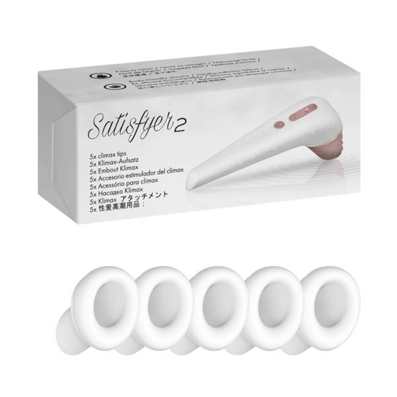 Satisfyer Number Two Replacement Caps 5-pack