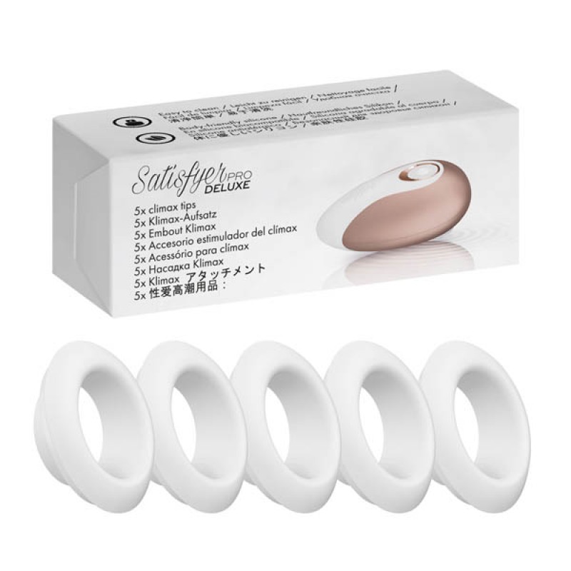 Satisfyer Pro Deluxe Replacement Caps 5-pack