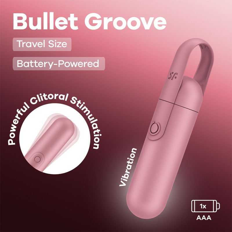 Satisfyer Bullet Groove - Battery Series