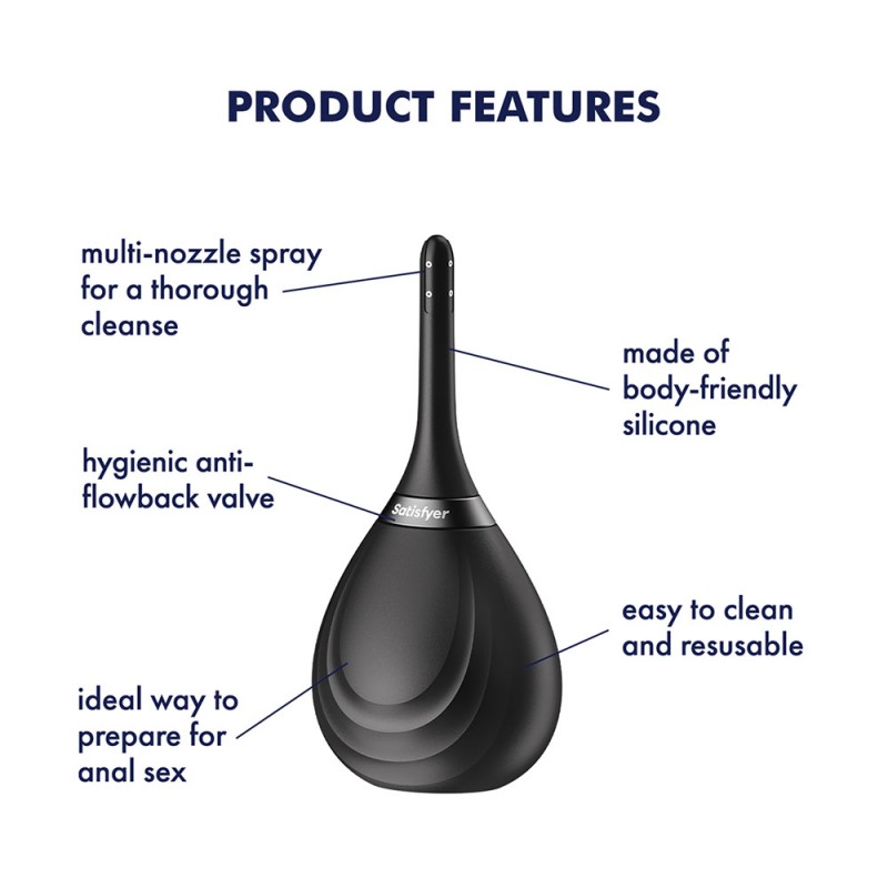 Satisfyer Clean & Play Unisex Douche Satisfyer Clean & Play Unisex Douche