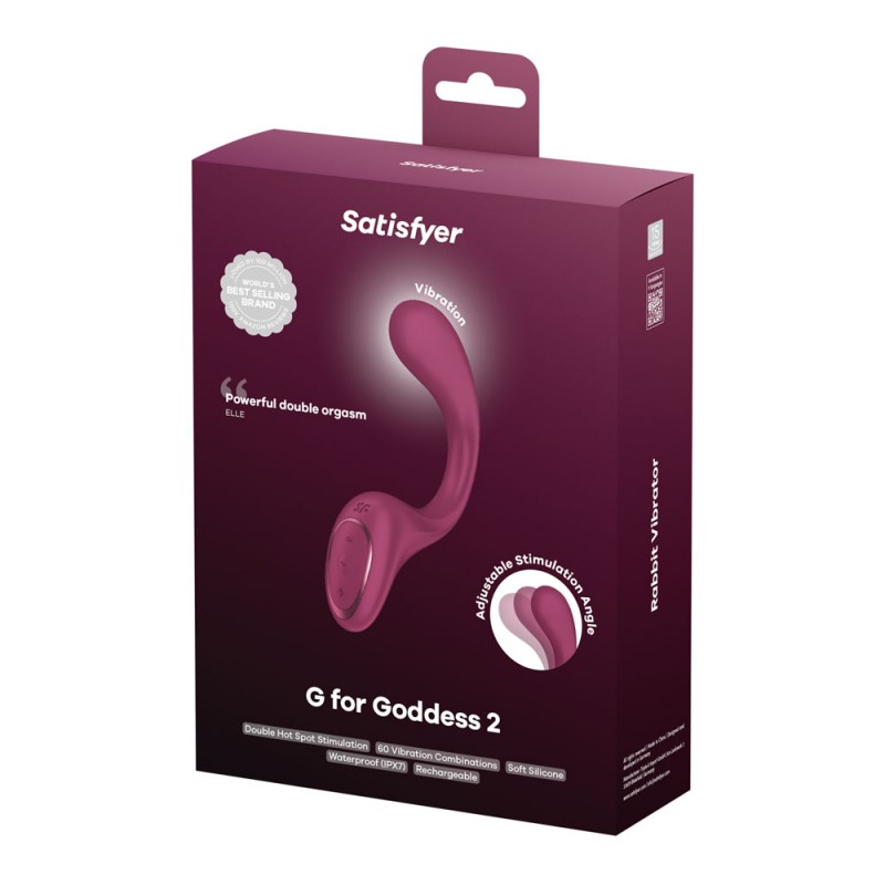 Satisfyer G For Goddess 2 - Wine Red Satisfyer G For Goddess 2 - Wine Red