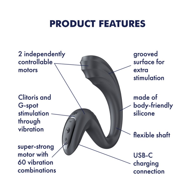 Satisfyer G For Goddess 3 - Grey Satisfyer G For Goddess 3 - Grey