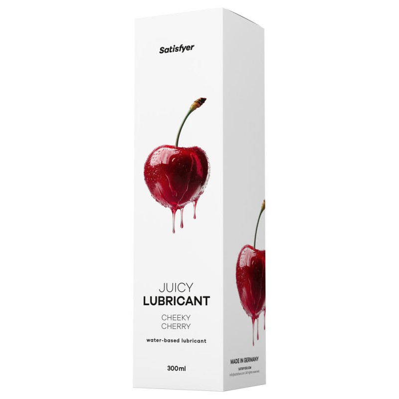 Satisfyer Juicy Lubricant 300 ml - Cheeky Cherry Satisfyer Juicy Lubricant 300 ml - Cheeky Cherry