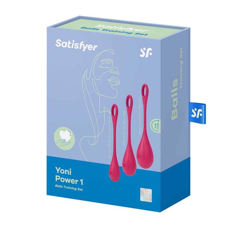 Satisfyer Yoni Power 1 Kegel Balls - Red