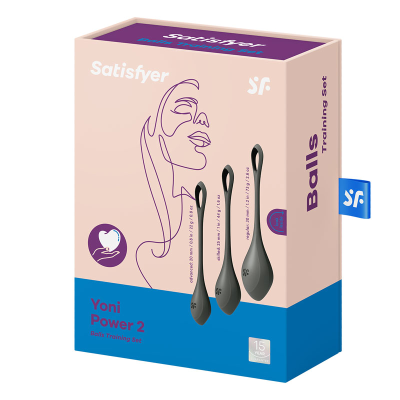 Satisfyer Yoni Power 2 Kegel Balls - Black