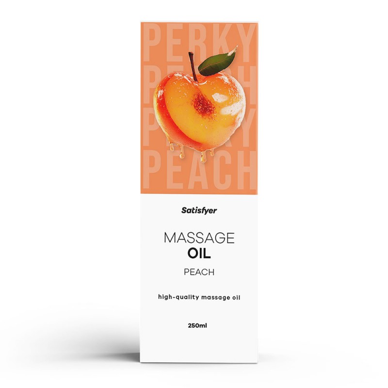 Satisfyer Massage Oil 250 ml - Peach
