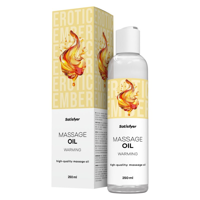 Satisfyer Massage Oil 250 ml - Warming