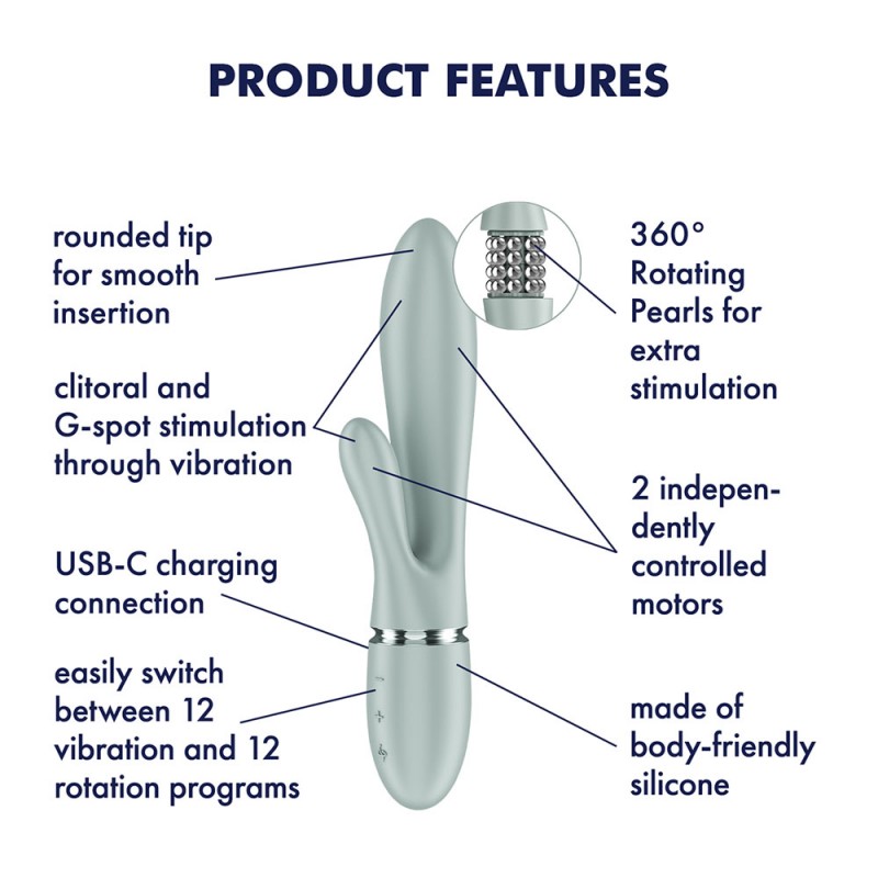 Satisfyer Pearl Bunny 2 - Green Satisfyer Pearl Bunny 2 - Green