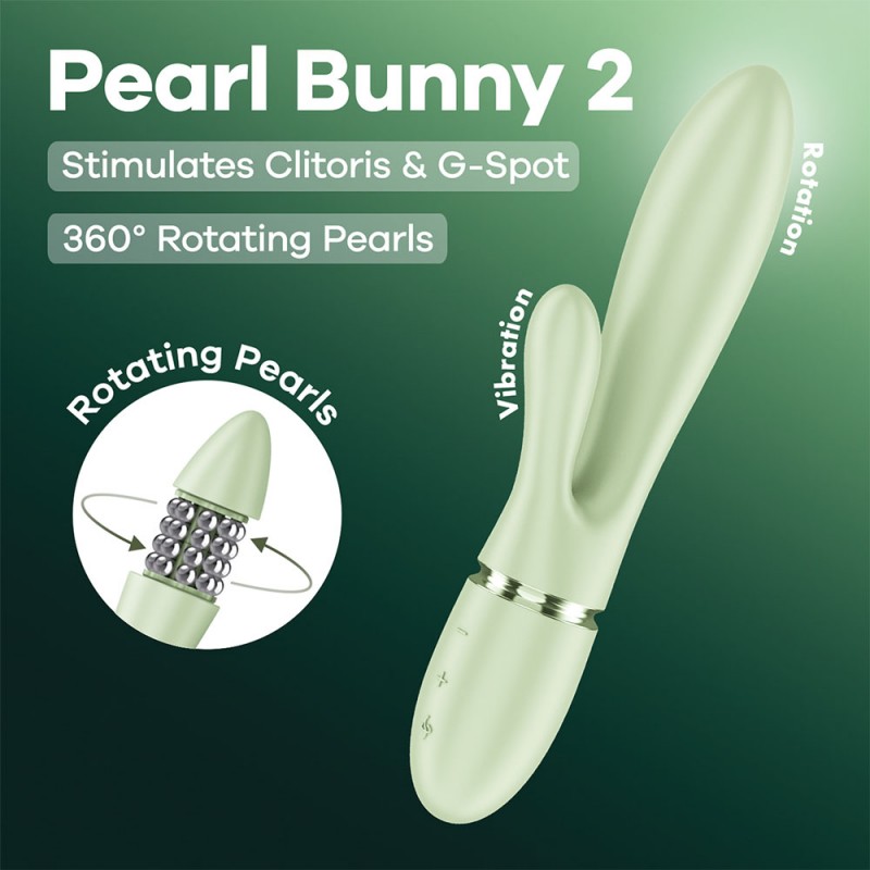 Satisfyer Pearl Bunny 2 - Light Green