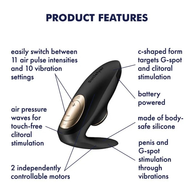 Satisfyer Pro 4 Couples - Battery Series Satisfyer Pro 4 Couples - Battery Series