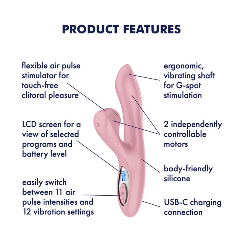 Satisfyer Pro + G-Spot - Rose Satisfyer Pro + G-Spot - Rose