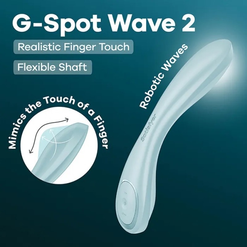 Satisfyer G-Spot Wave 2 - Ice Blue