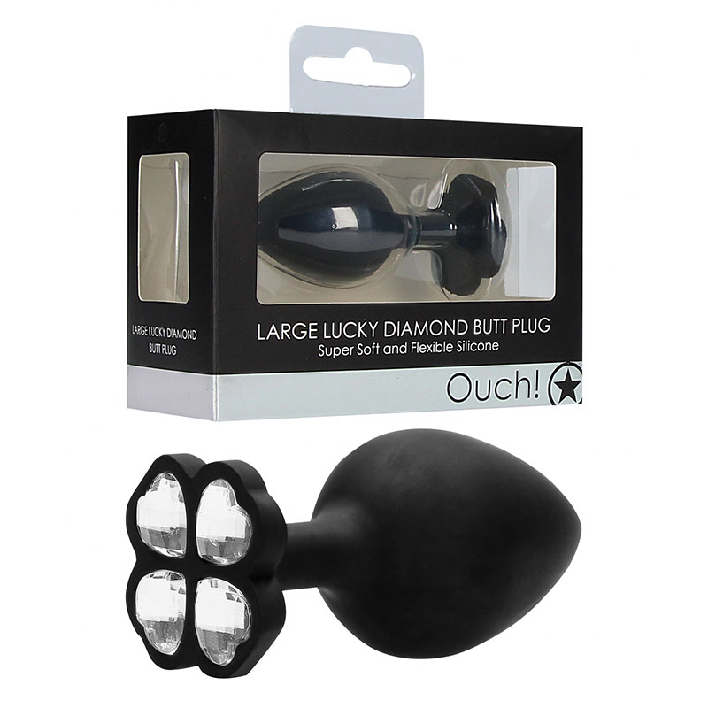 Ouch! Lucky Diamond Butt Plug - Large