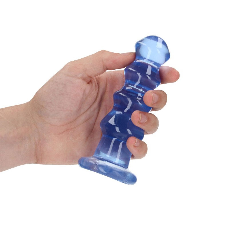RealRock Curvy 5.5'' Anal Plug - Blue RealRock Curvy 5.5'' Anal Plug - Blue
