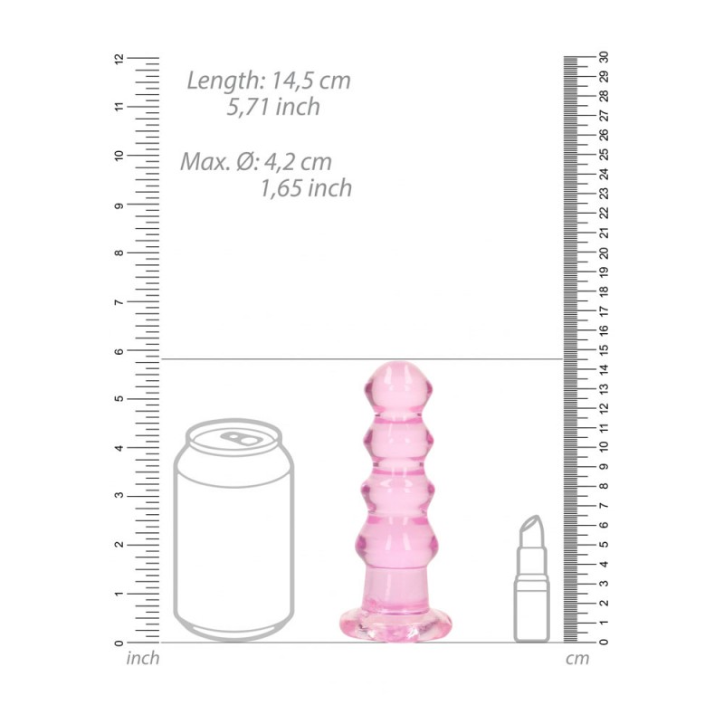 RealRock Curvy 5.5'' Anal Plug - Pink RealRock Curvy 5.5'' Anal Plug - Pink
