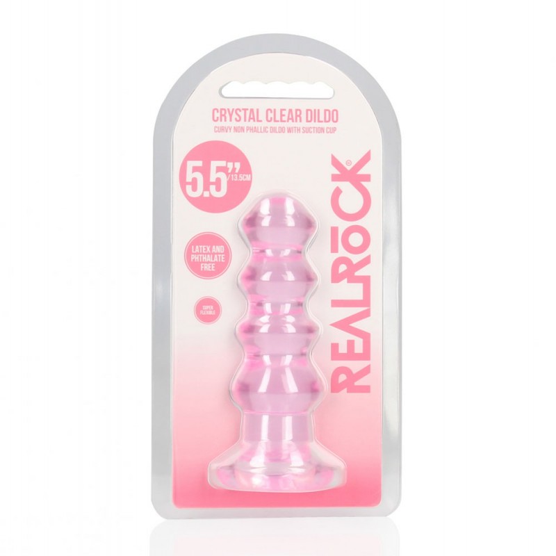 RealRock Curvy 5.5'' Anal Plug - Pink RealRock Curvy 5.5'' Anal Plug - Pink
