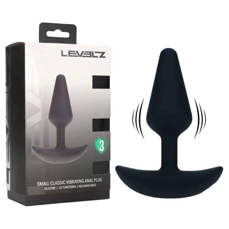Levelz Classic Vibrating Anal Plug - Small