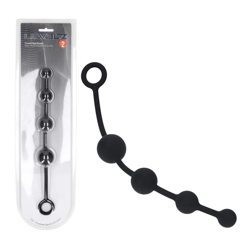 Levelz Curved Silicone Anal Beads