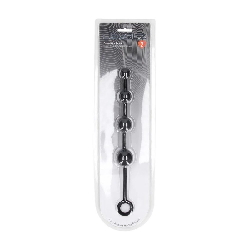 Levelz Curved Silicone Anal Beads Levelz Curved Silicone Anal Beads