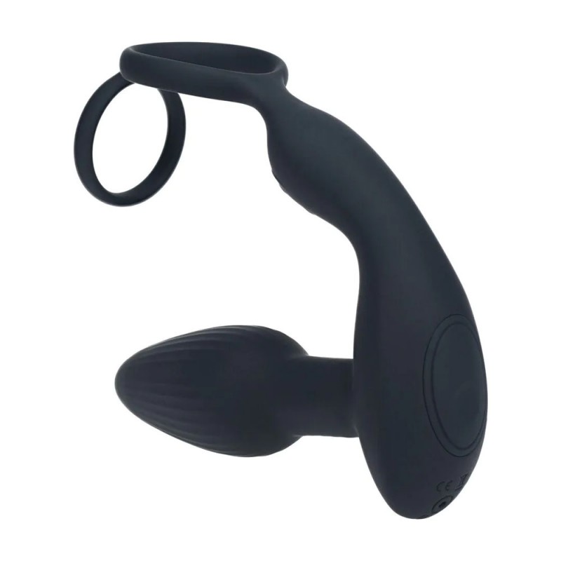 Levelz Dual Vibrating Prostate Stimulator with Cock Ring Levelz Dual Vibrating Prostate Stimulator with Cock Ring