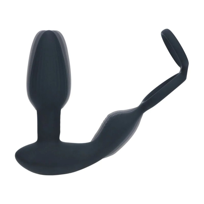 Levelz Dual Vibrating Prostate Stimulator with Cock Ring Levelz Dual Vibrating Prostate Stimulator with Cock Ring
