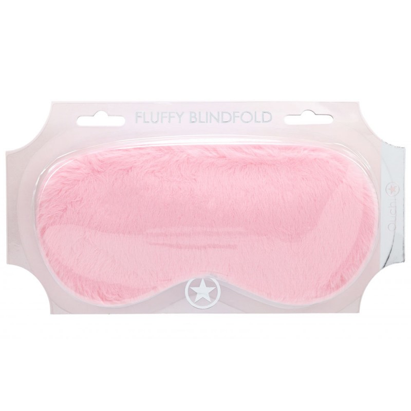 OUCH! Fluffy Mask - Powder Pink