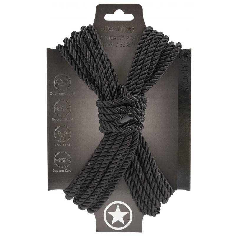 Ouch! Bondage Rope 10m - Black