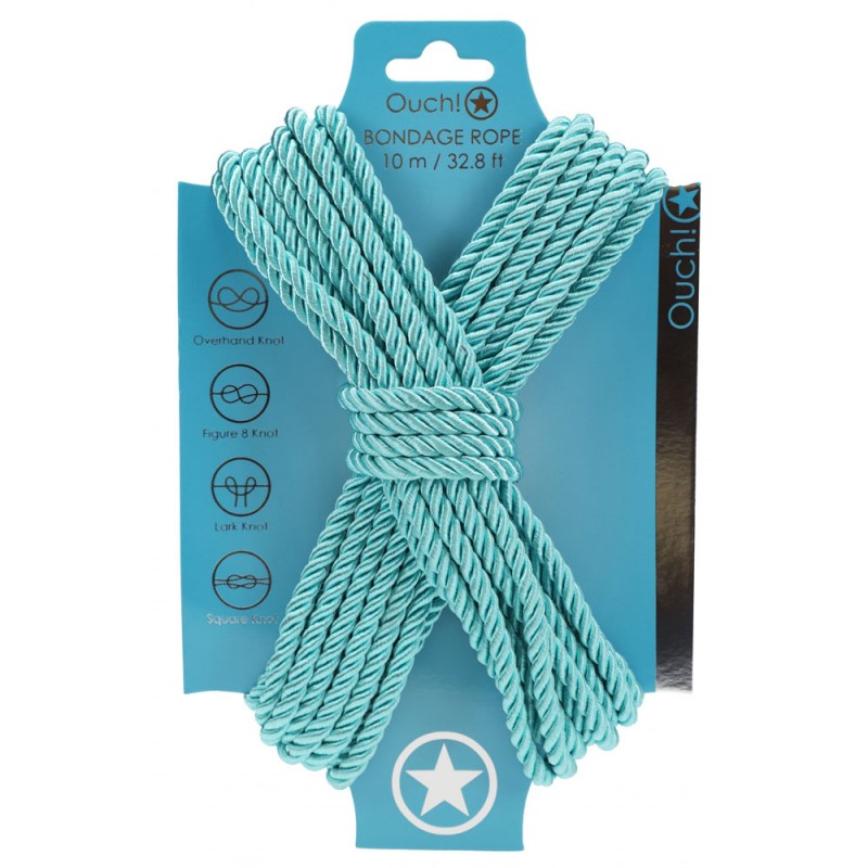 Ouch! Bondage Rope 10m - Blue