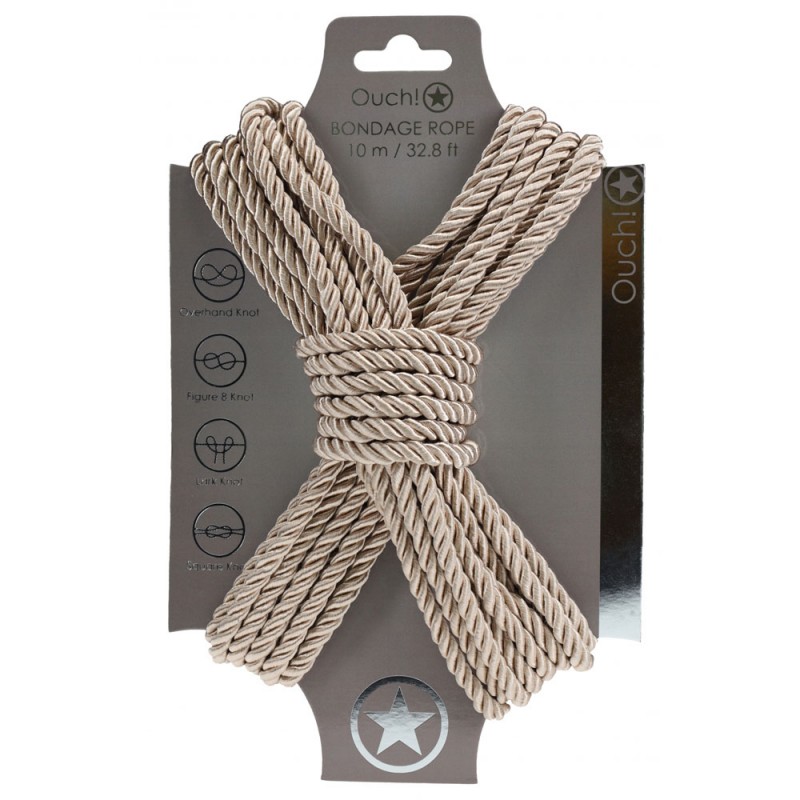 Ouch! Bondage Rope 10m - Gold